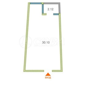 Квартира 32 м², студия - изображение 4