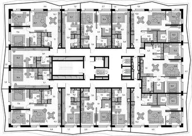 35,1 м², 1-комнатная квартира 13 000 000 ₽ - изображение 95