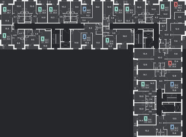 69,6 м², 3-комнатная квартира 8 268 480 ₽ - изображение 10