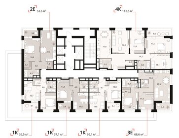 65,2 м², 2-комнатная квартира 11 200 000 ₽ - изображение 52