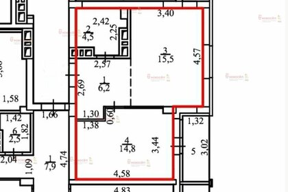 Квартира 41 м², 2-комнатная - изображение 1