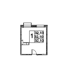 32,8 м², апартаменты-студия 9 297 000 ₽ - изображение 81