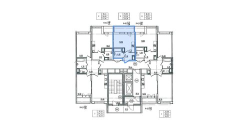 Квартира 24,6 м², студия - изображение 1