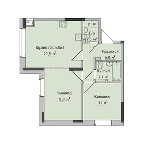 64 м², 3-комнатная квартира 5 190 000 ₽ - изображение 51
