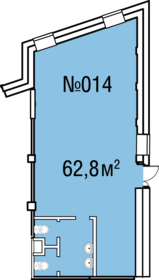 62,8 м², помещение свободного назначения - изображение 5