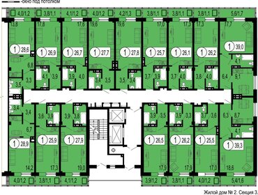 Квартира 27 м², 1-комнатная - изображение 5