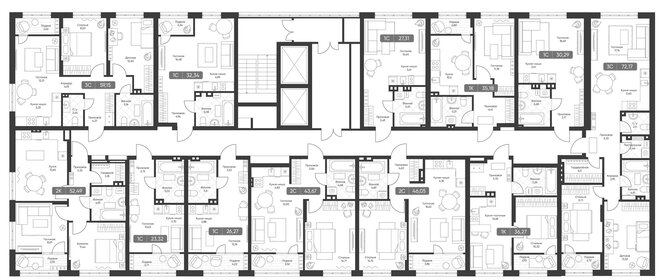 Квартира 30,3 м², студия - изображение 2