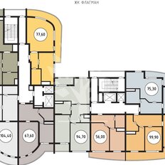 Квартира 70 м², 2-комнатная - изображение 3