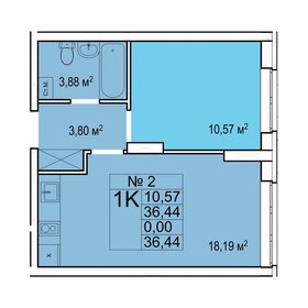 13 м², квартира-студия 2 150 000 ₽ - изображение 71