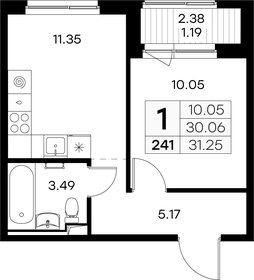 55,5 м², 2-комнатная квартира 4 275 000 ₽ - изображение 101