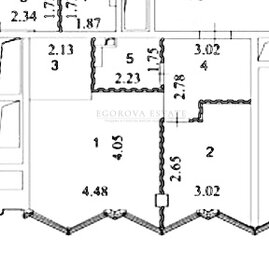 Квартира 45,2 м², 2-комнатные - изображение 1