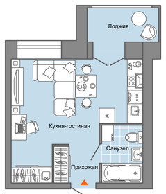 Квартира 29 м², студия - изображение 1