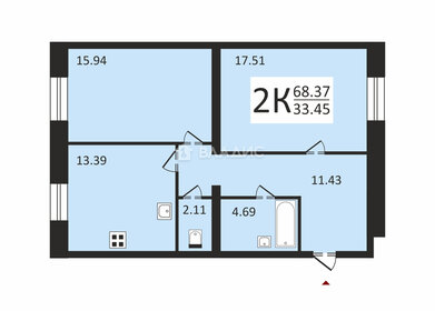 71 м², 2-комнатная квартира 8 950 000 ₽ - изображение 74