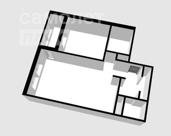 Квартира 51,2 м², 1-комнатная - изображение 4