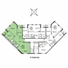 Квартира 111,7 м², 3-комнатная - изображение 5