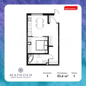 36,1 м², 1-комнатная квартира 12 722 189 ₽ - изображение 62