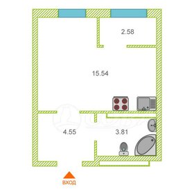 Квартира 27,1 м², студия - изображение 1