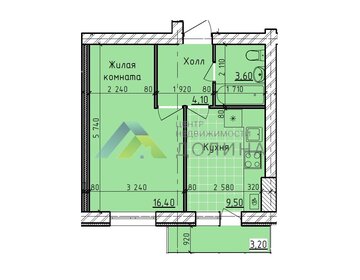 39,3 м², 1-комнатная квартира 4 100 000 ₽ - изображение 26