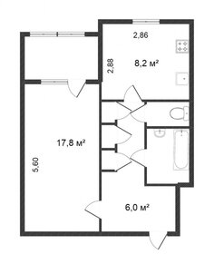 Квартира 35,5 м², 1-комнатная - изображение 5