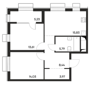 67,1 м², 2-комнатная квартира 6 100 000 ₽ - изображение 32