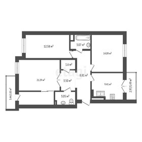 Квартира 80 м², 3-комнатная - изображение 1