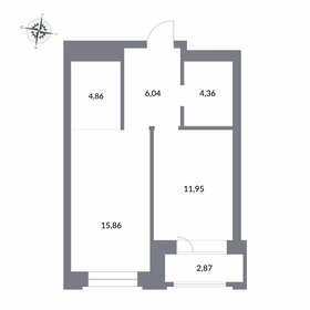 41,2 м², 2-комнатная квартира 6 100 000 ₽ - изображение 172