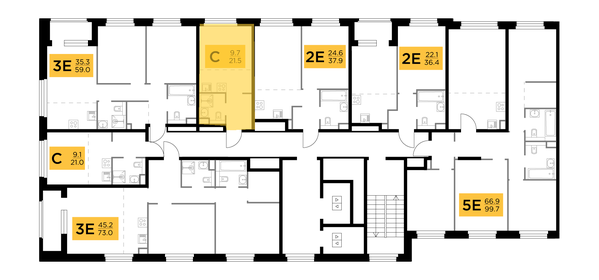 19,9 м², квартира-студия 6 000 000 ₽ - изображение 74