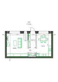 Квартира 97,8 м², 4-комнатная - изображение 1