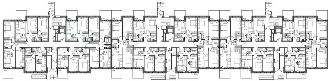 60 м², 3-комнатная квартира 4 800 000 ₽ - изображение 22