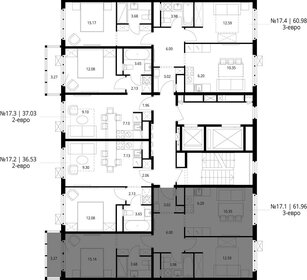 62 м², 2-комнатная квартира 9 423 106 ₽ - изображение 109