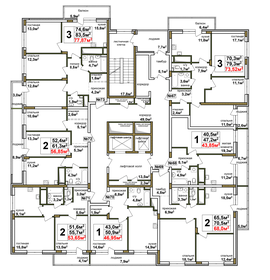 88,8 м², 3-комнатная квартира 10 800 000 ₽ - изображение 15