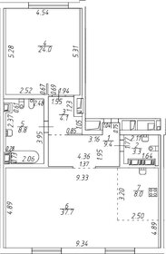 Квартира 95,3 м², 1-комнатная - изображение 1