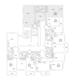 81,2 м², 3-комнатная квартира 15 499 999 ₽ - изображение 92