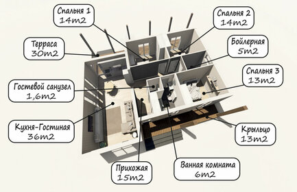 50 м², квартира-студия 5 700 000 ₽ - изображение 91