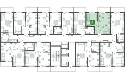 30 м², 1-комнатная квартира 11 500 000 ₽ - изображение 66