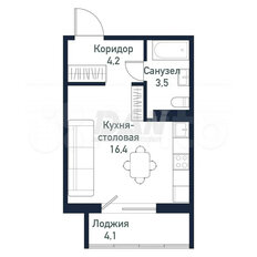 Квартира 29,2 м², студия - изображение 1