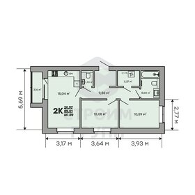 63 м², 2-комнатная квартира 7 200 000 ₽ - изображение 67