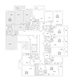 75,8 м², 3-комнатная квартира 14 350 000 ₽ - изображение 116