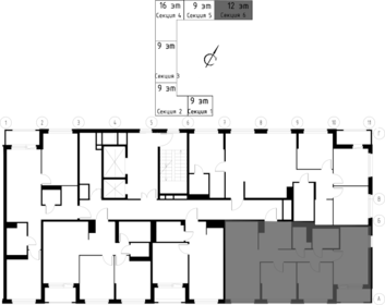 Квартира 73,9 м², 3-комнатная - изображение 2