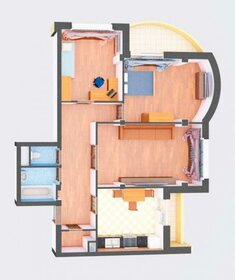 51,4 м², 3-комнатная квартира 4 500 000 ₽ - изображение 11