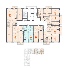 50,7 м², 1-комнатная квартира 5 900 000 ₽ - изображение 31