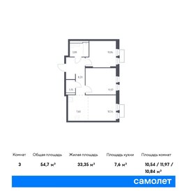 63 м², 3-комнатная квартира 16 000 000 ₽ - изображение 133