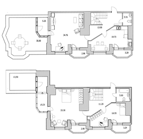 Квартира 185,4 м², 3-комнатная - изображение 1