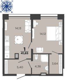 57 м², 1-комнатная квартира 5 499 000 ₽ - изображение 92