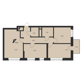107,8 м², 3-комнатная квартира 18 300 000 ₽ - изображение 12