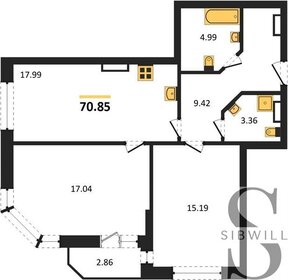 75,7 м², 2-комнатная квартира 8 600 000 ₽ - изображение 53