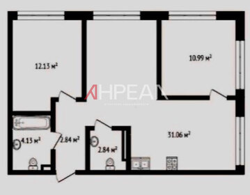 Квартира 64,2 м², 2-комнатная - изображение 1