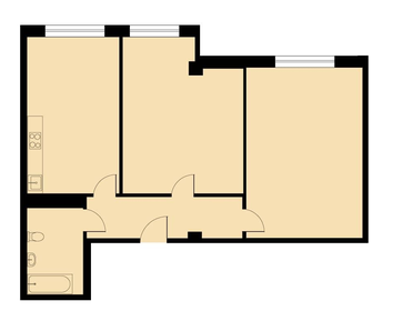 66,8 м², 3-комнатная квартира 6 346 000 ₽ - изображение 64