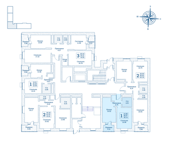 Квартира 40,1 м², 1-комнатная - изображение 2