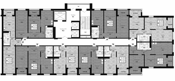 Квартира 62,4 м², 2-комнатная - изображение 2